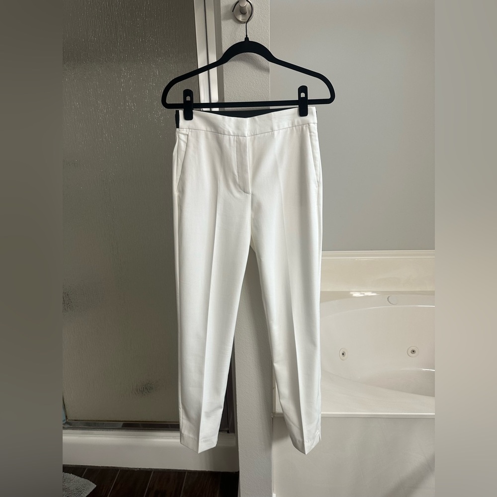 White Zara trousers